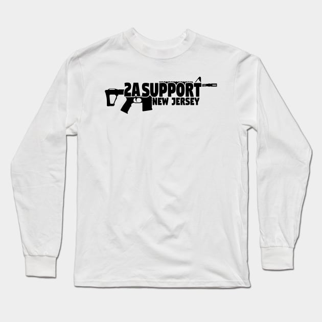 2A Support New Jersey Long Sleeve T-Shirt by Girona